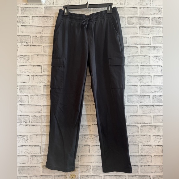 Women’s Mondetta black super soft pull on lightweight cargo sweatpants Medium - Picture 1 of 3